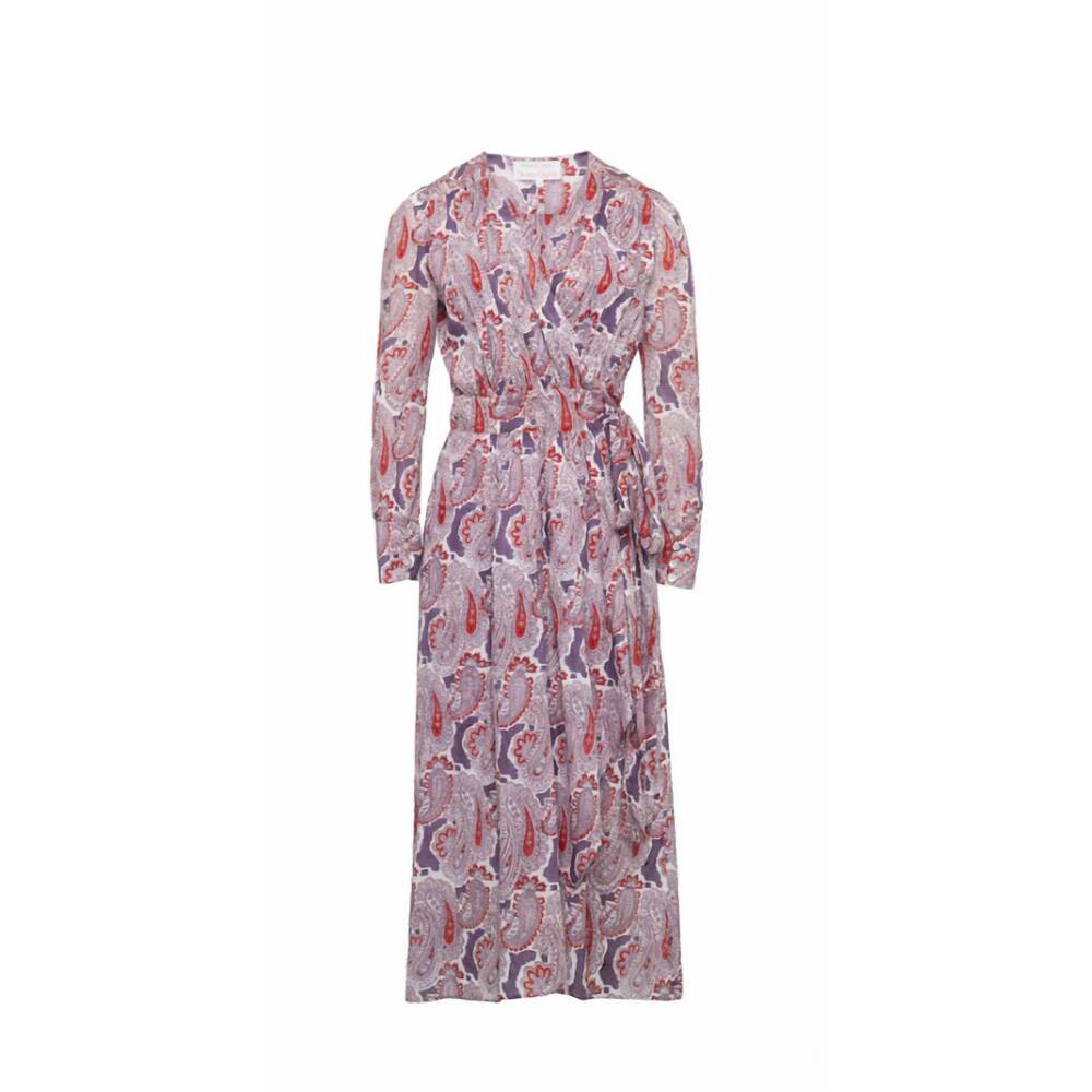 NEW DESERT QUEEN valera paisley dress in purple